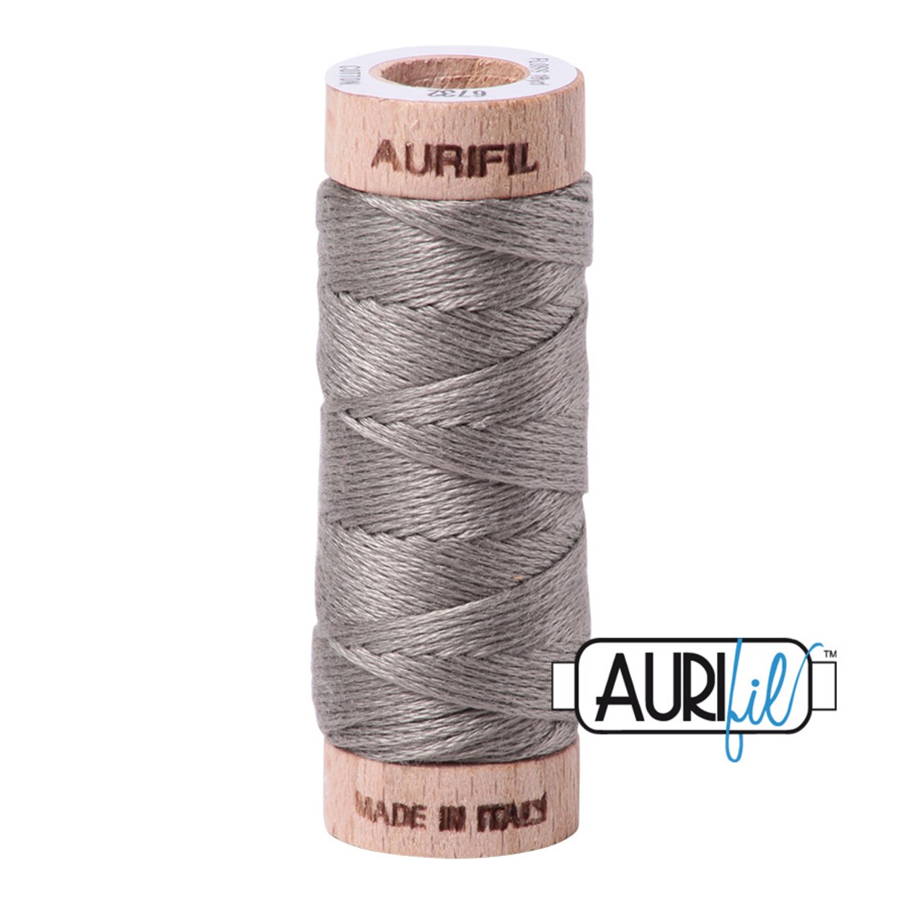 Earl Grey (6732) | Aurifloss Small Spool (18M / 18Y) | Aurifil Thread
